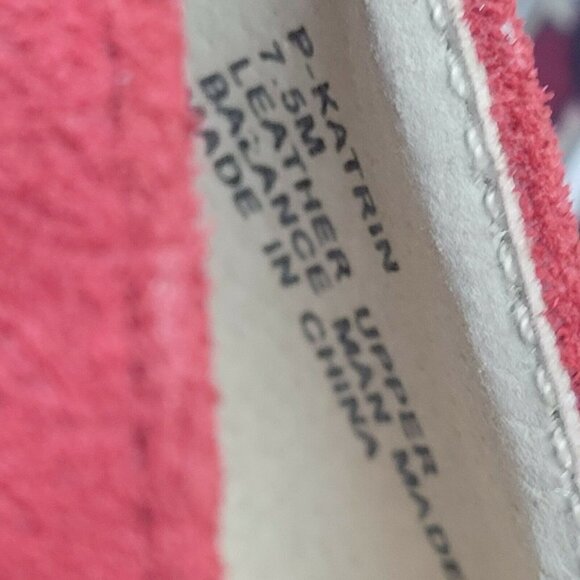 Steve Madden Katrin Red Suede Stacked Block Heel Women's Pumps Shoe Size 7.5M - Picture 10 of 11